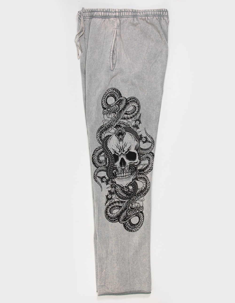AFFLICTION Deadly Mens Wide Leg Sweatpants - GRAY