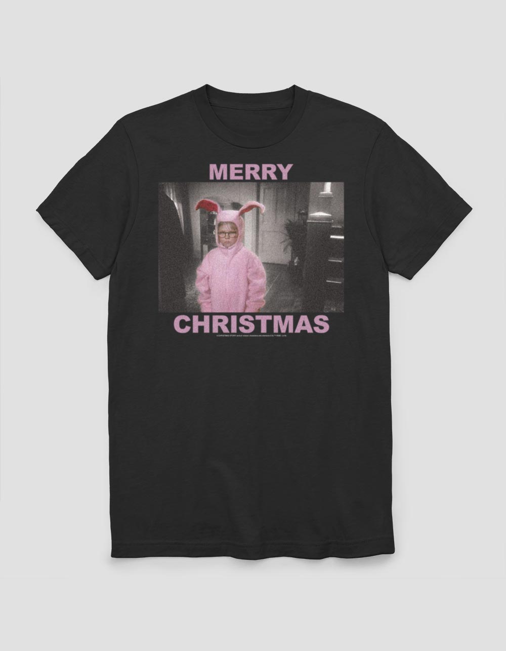 A CHRISTMAS STORY Ralphie Photo Unisex Tee - BLACK