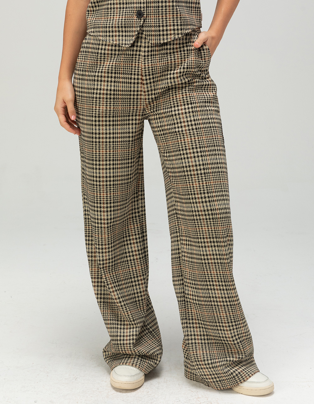 BRIXTON Menswear Womens Trouser Pants - BROWN COMBO