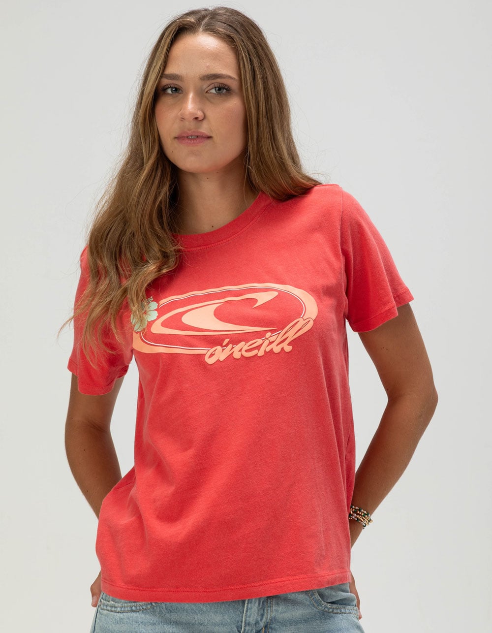 O'NEILL Archive Womens Boy Tee - RED