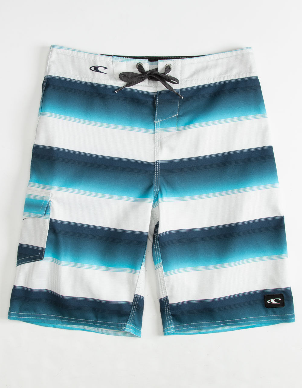 O'NEILL Santa Cruz Stripe Blue & Gray Boys Boardshorts image number 0