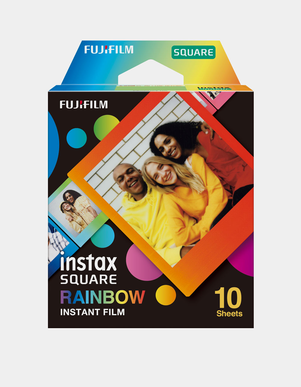 Zaklampen riem eenheid FUJIFILM Instax Square Rainbow Instant Film - MULTI | Tillys