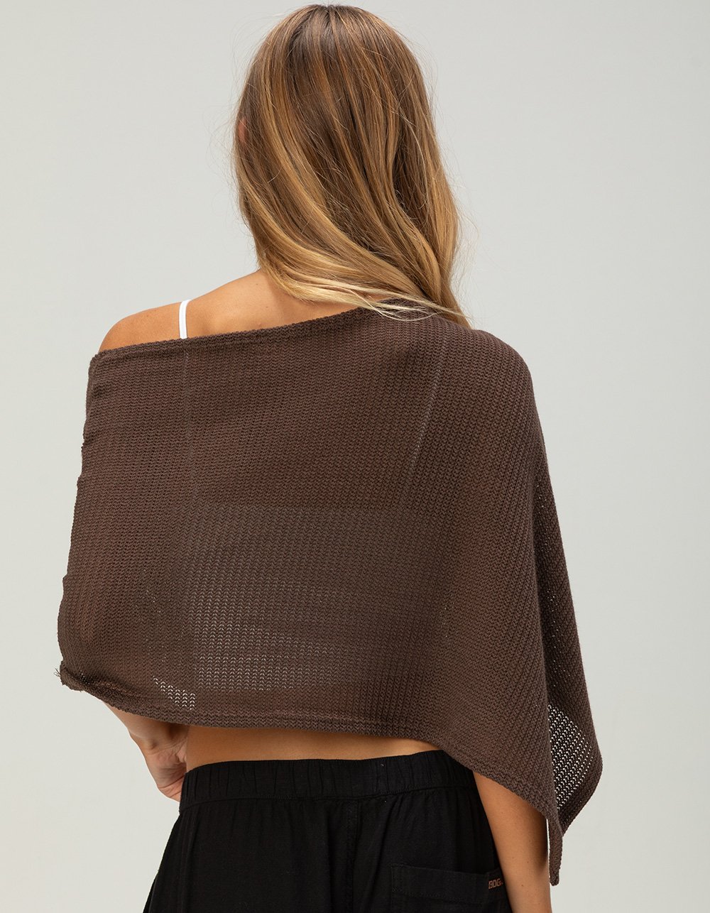 FULL TILT Womens Crop Poncho