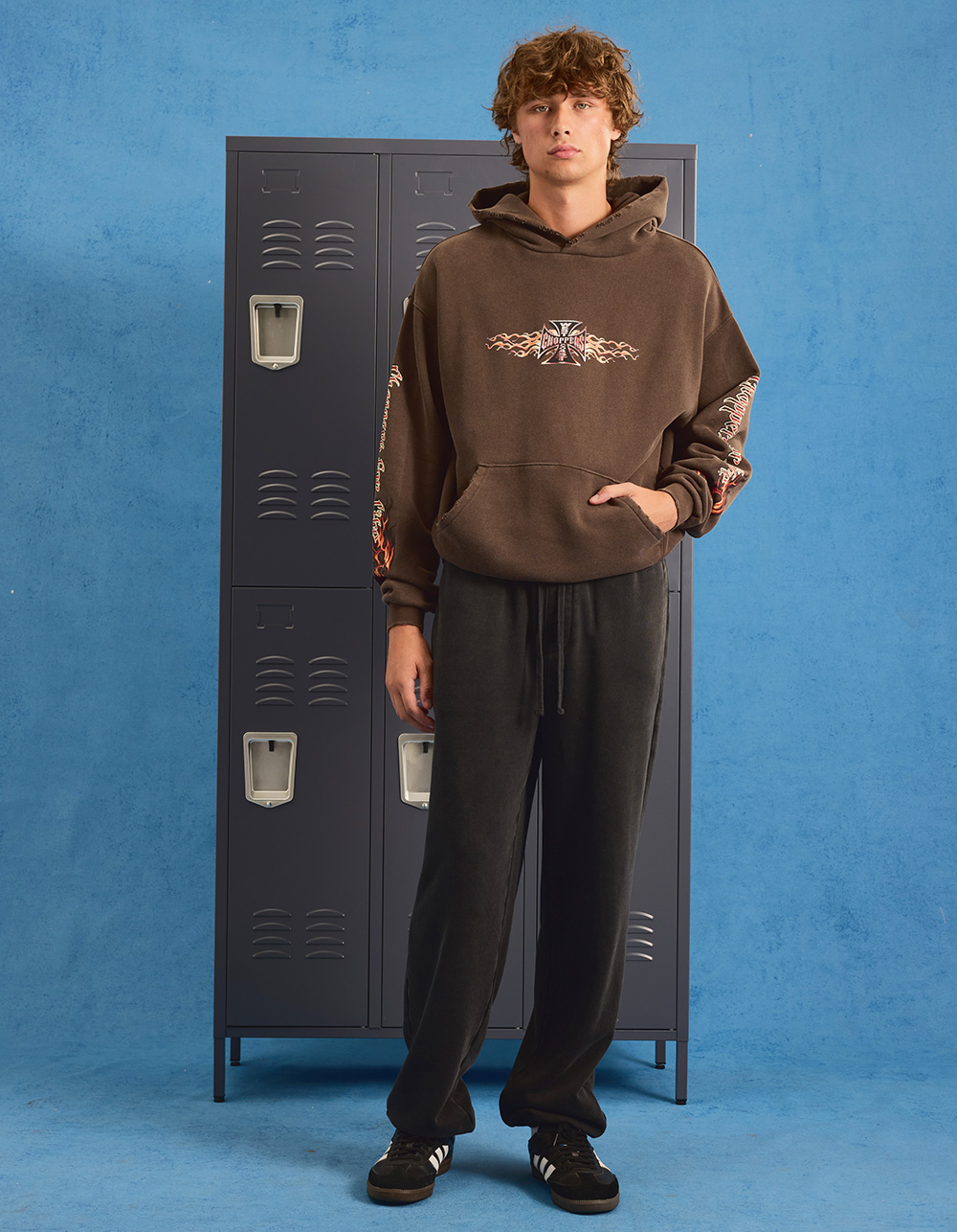 RSQ Mens Baggy Sweatpants - BLACK