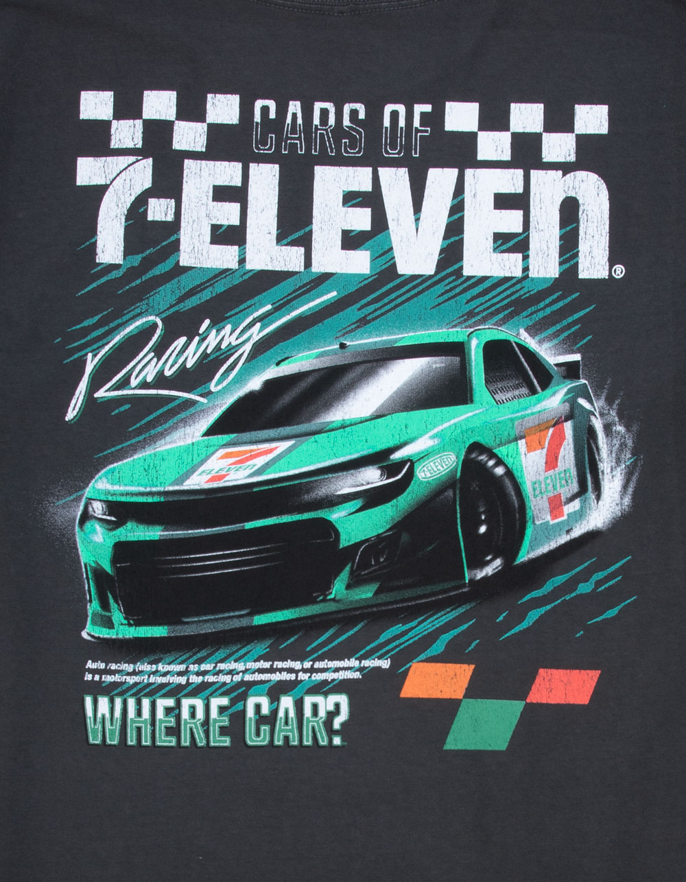 7-Eleven Toyota Mens Tee - WASHED BLACK
