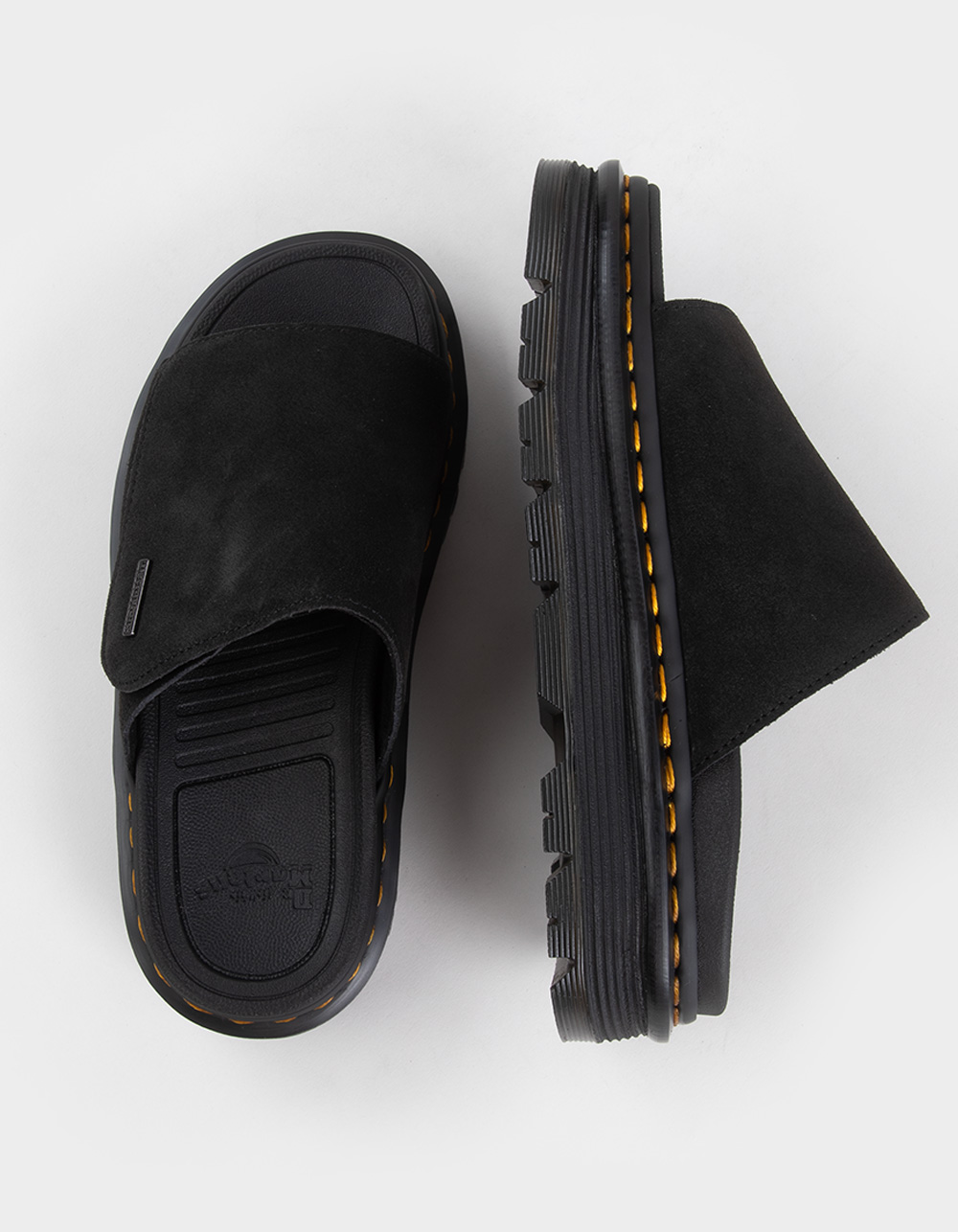 DR. MARTENS Zebzag Womens Slide Sandals - BLACK