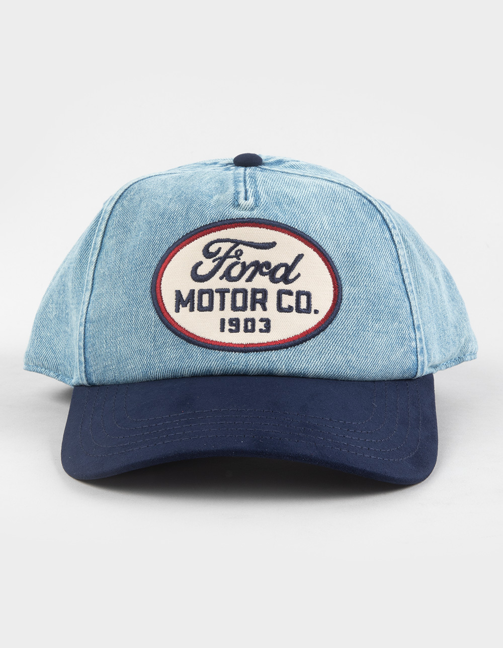 AMERICAN NEEDLE Ford Fulton Snapback Hat - DENIM