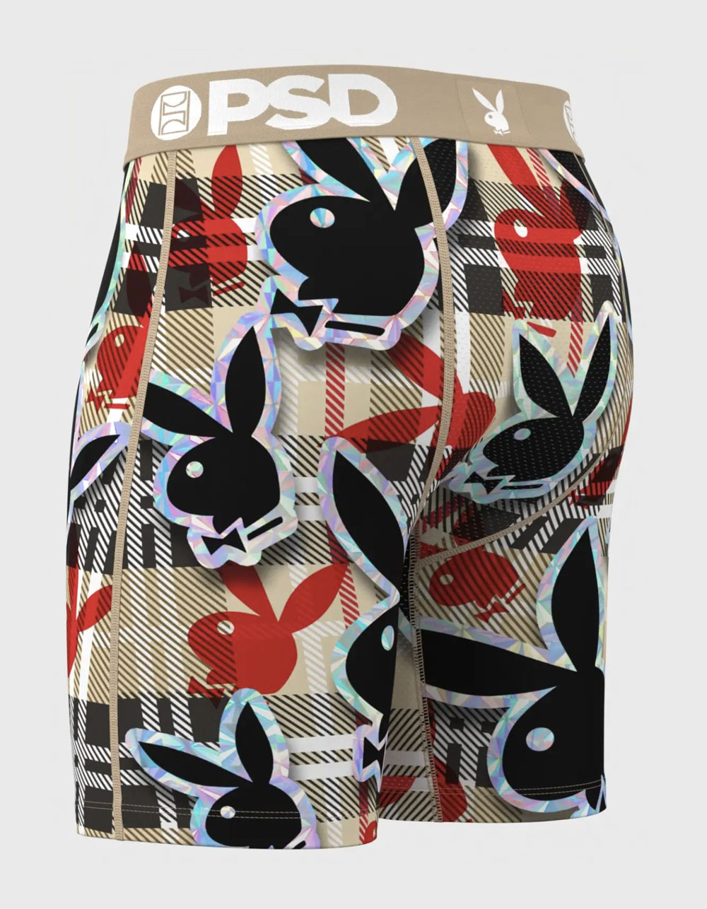 PSD x Playboy Checkmate Mens Boxer Briefs - MULTI