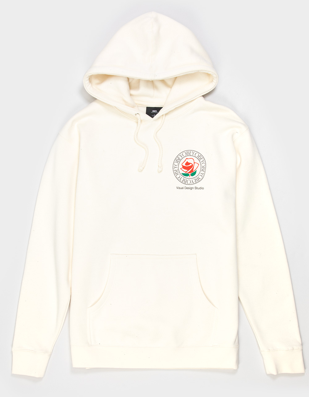 OBEY Visual Design Studio Mens Hoodie - BONE