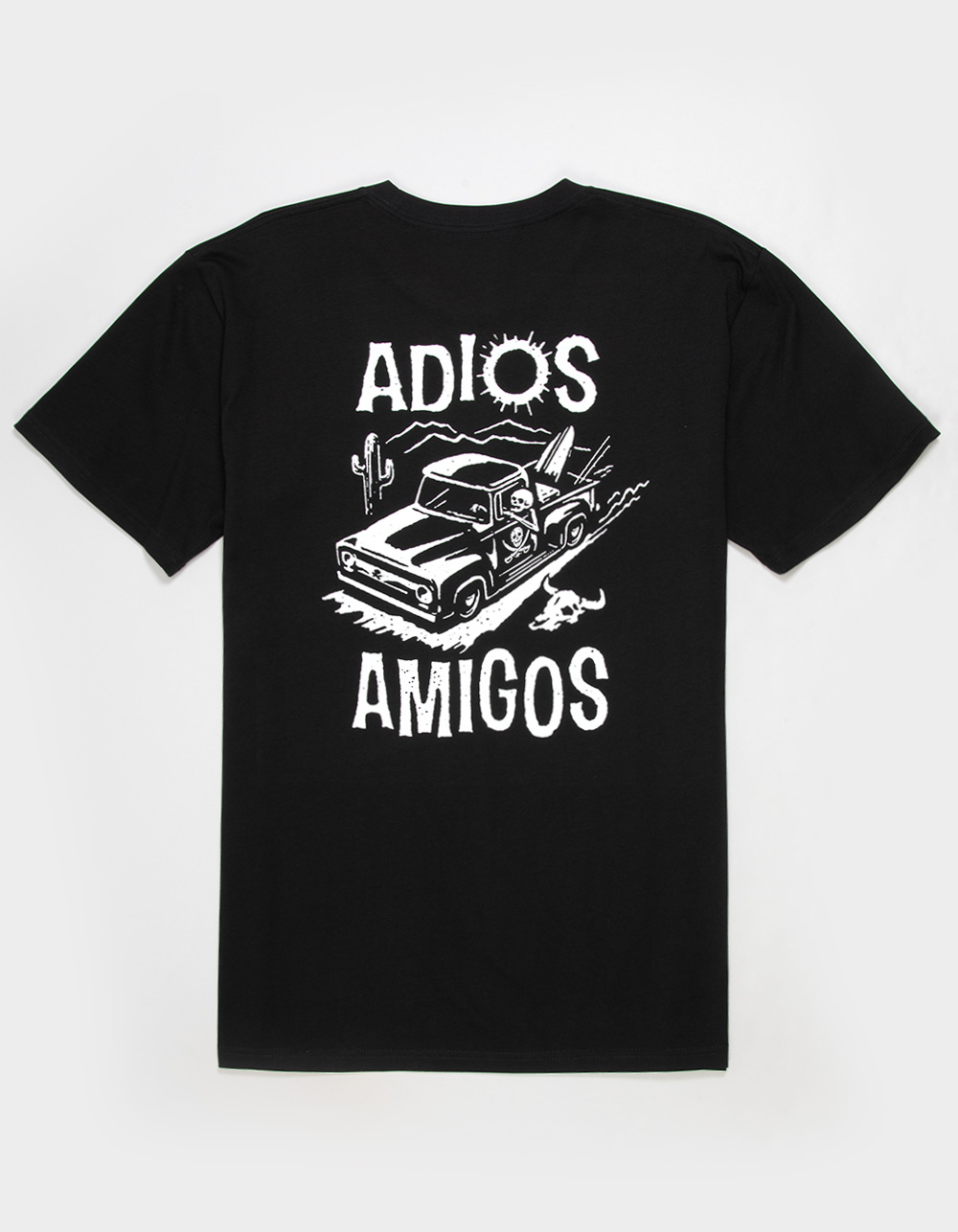 HAGGARD PIRATE Adios Mens Tee - WASHED BLACK