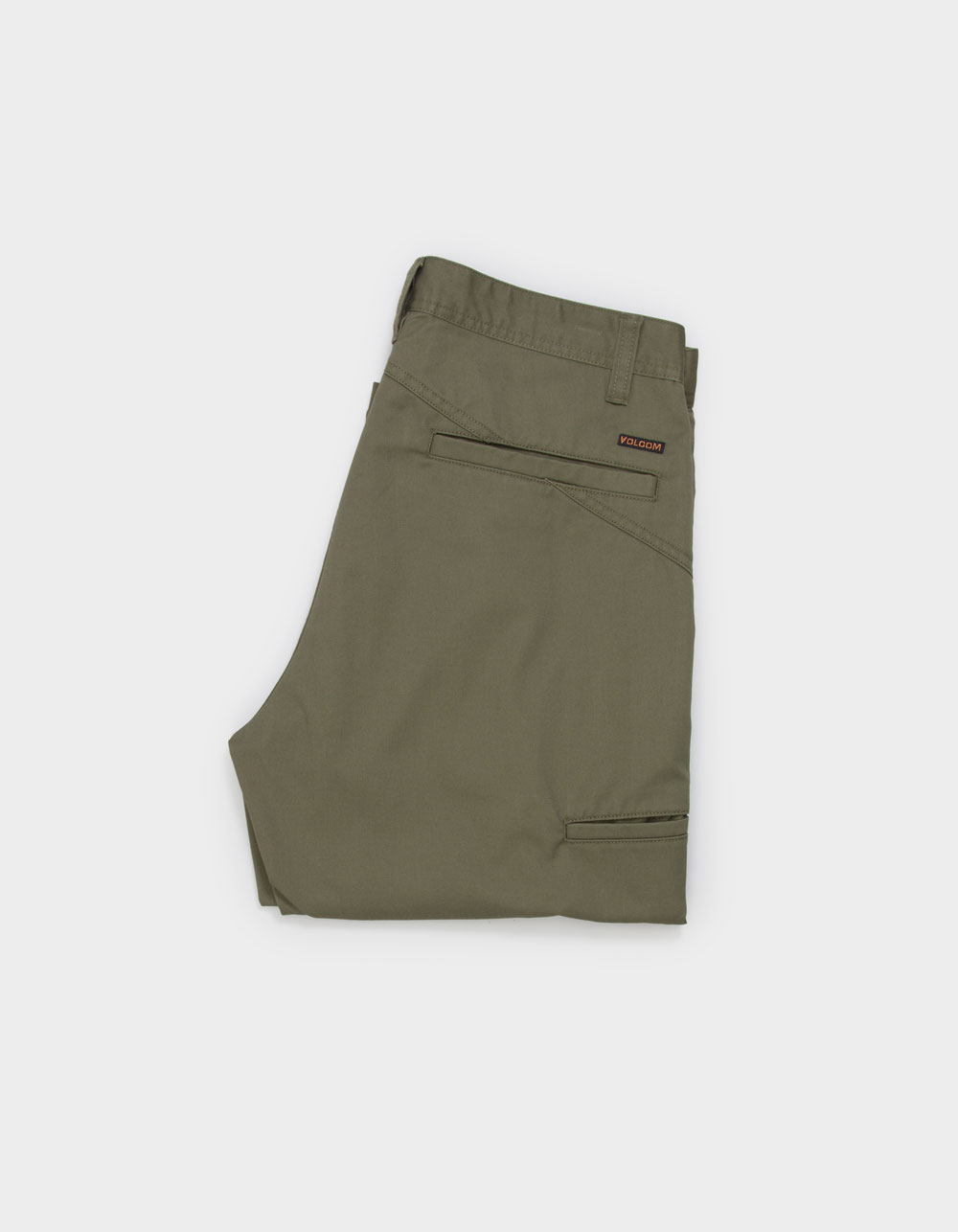 VOLCOM Frickin Mens Relaxed Chino Pants - OLIVE