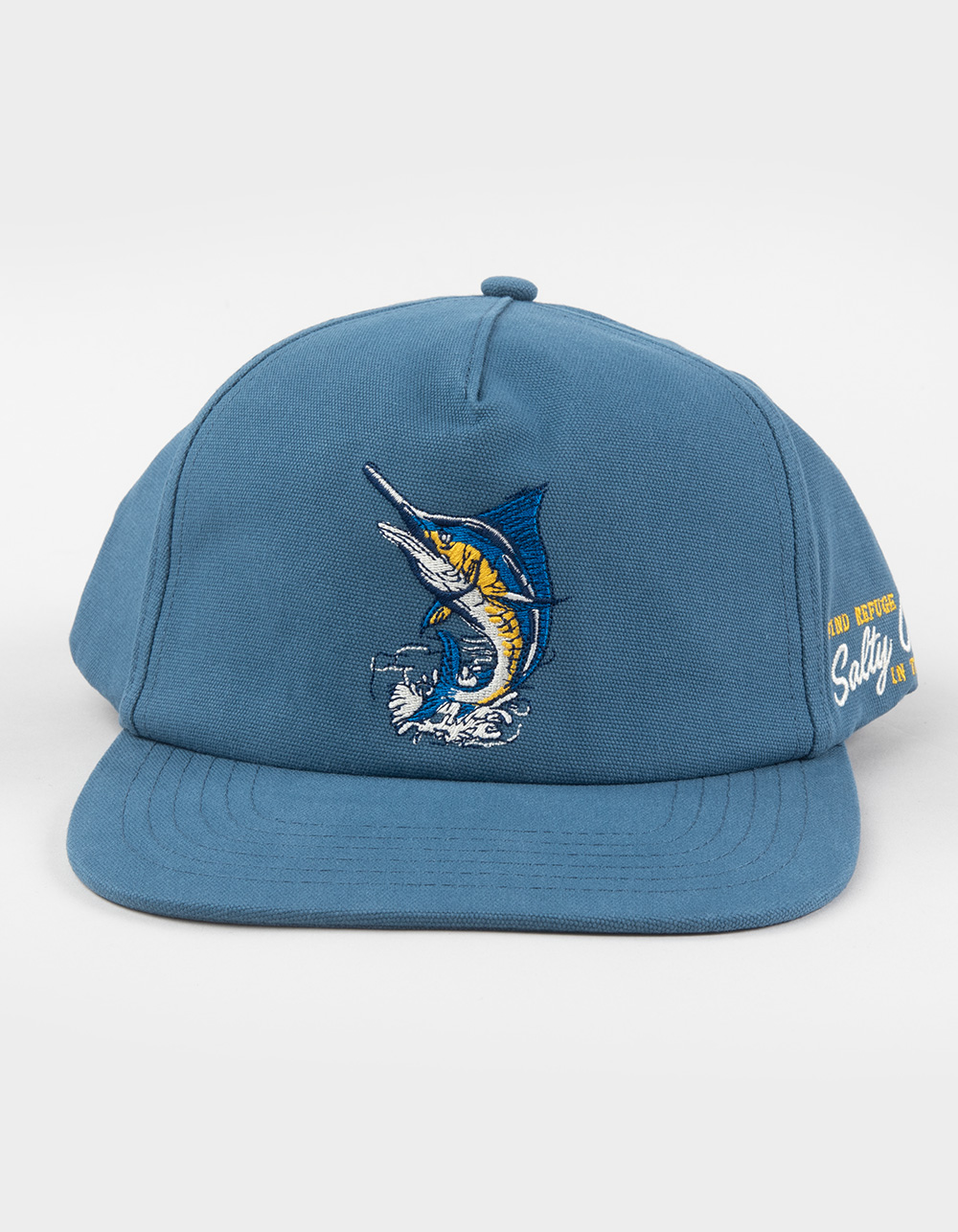 SALTY CREW Coastal 5 Panel Snapback Hat - BLUE