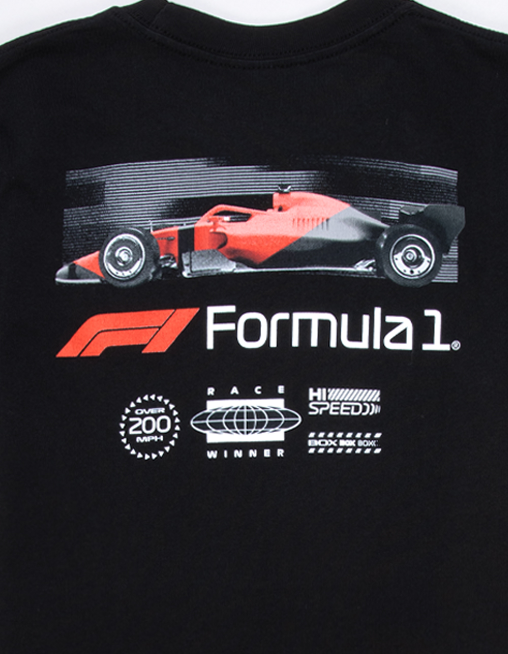 FORMULA 1 Hi Speed Boys Tee - BLACK