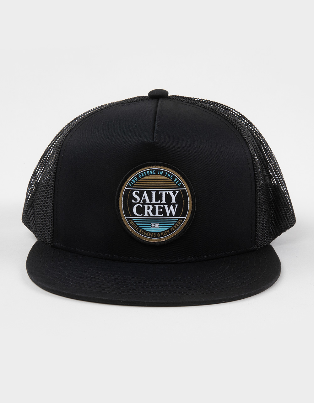 SALTY CREW Simple Fade Trucker Hat - BLACK