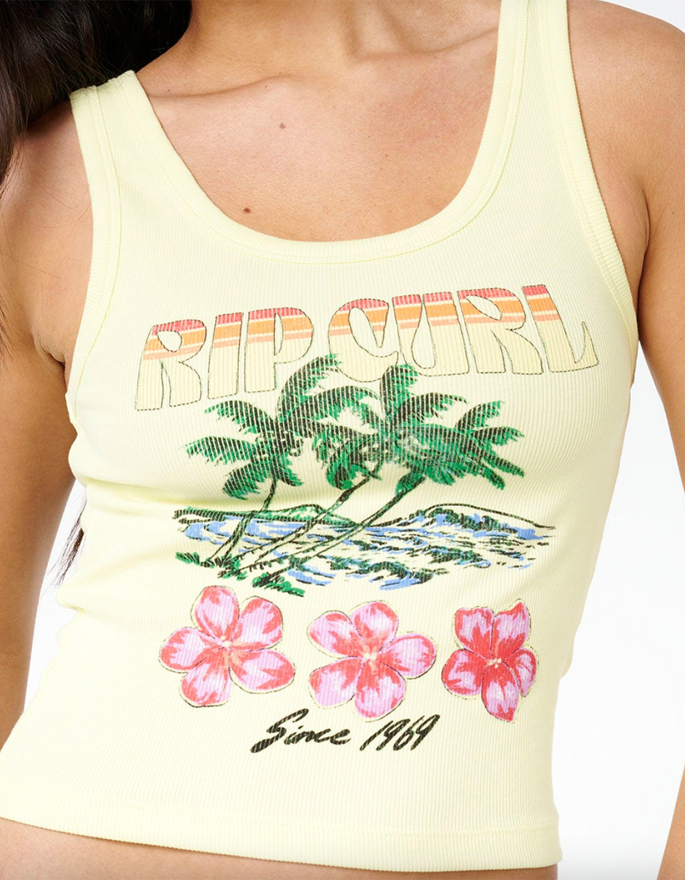 RIP CURL Hayley O Womens Tank Top - YELLOW