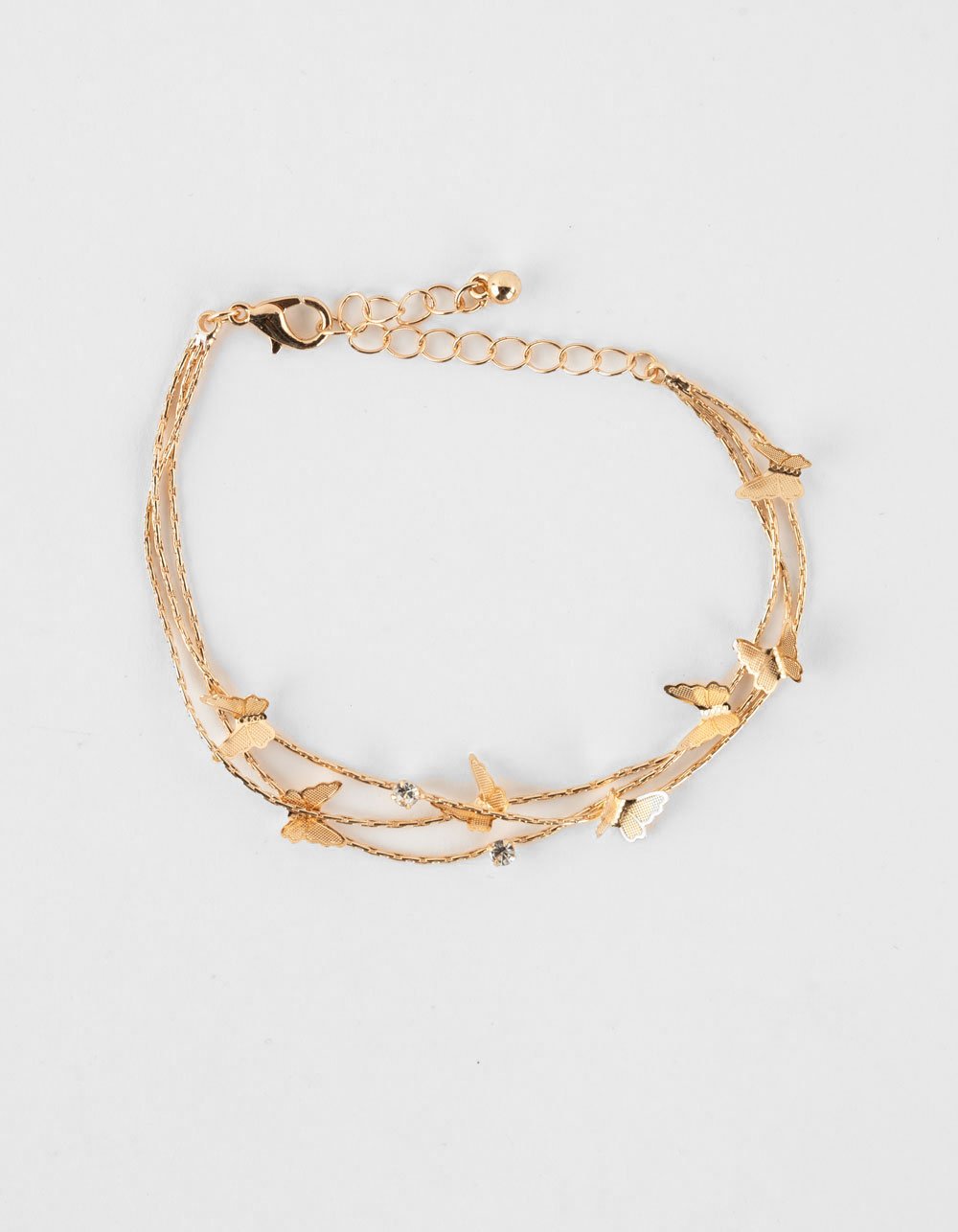 FULL TILT Dainty Butterfly Bracelet - GOLD