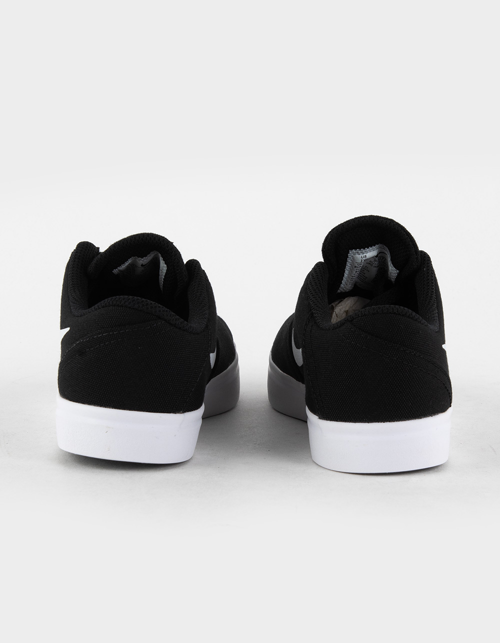 NIKE SB Check Canvas Little Kids Shoes - BLK/WHT