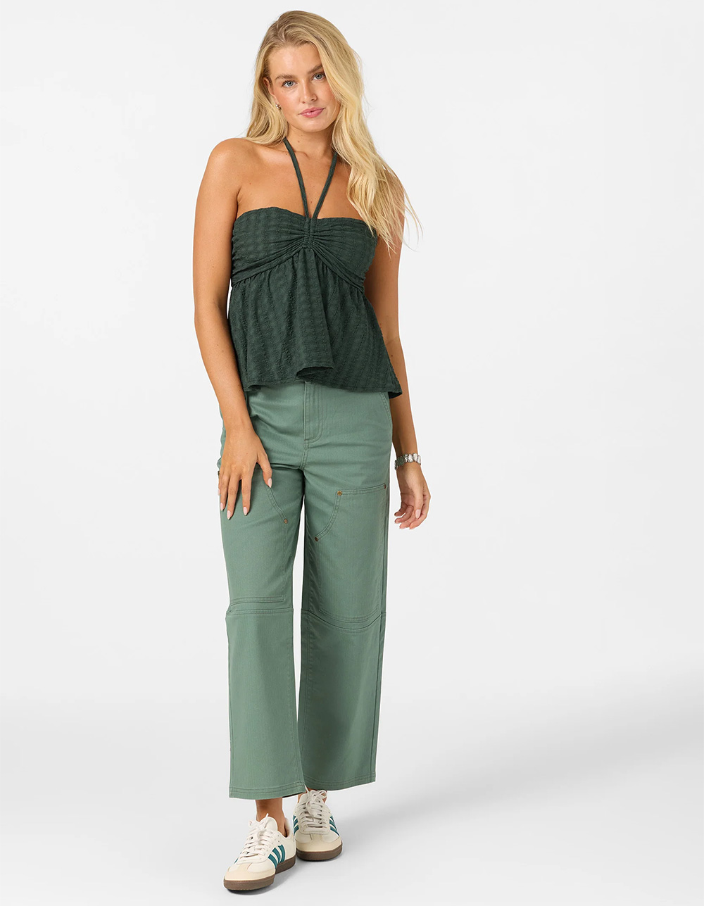 O'NEILL Junie Top Womens Halter - HUNTER