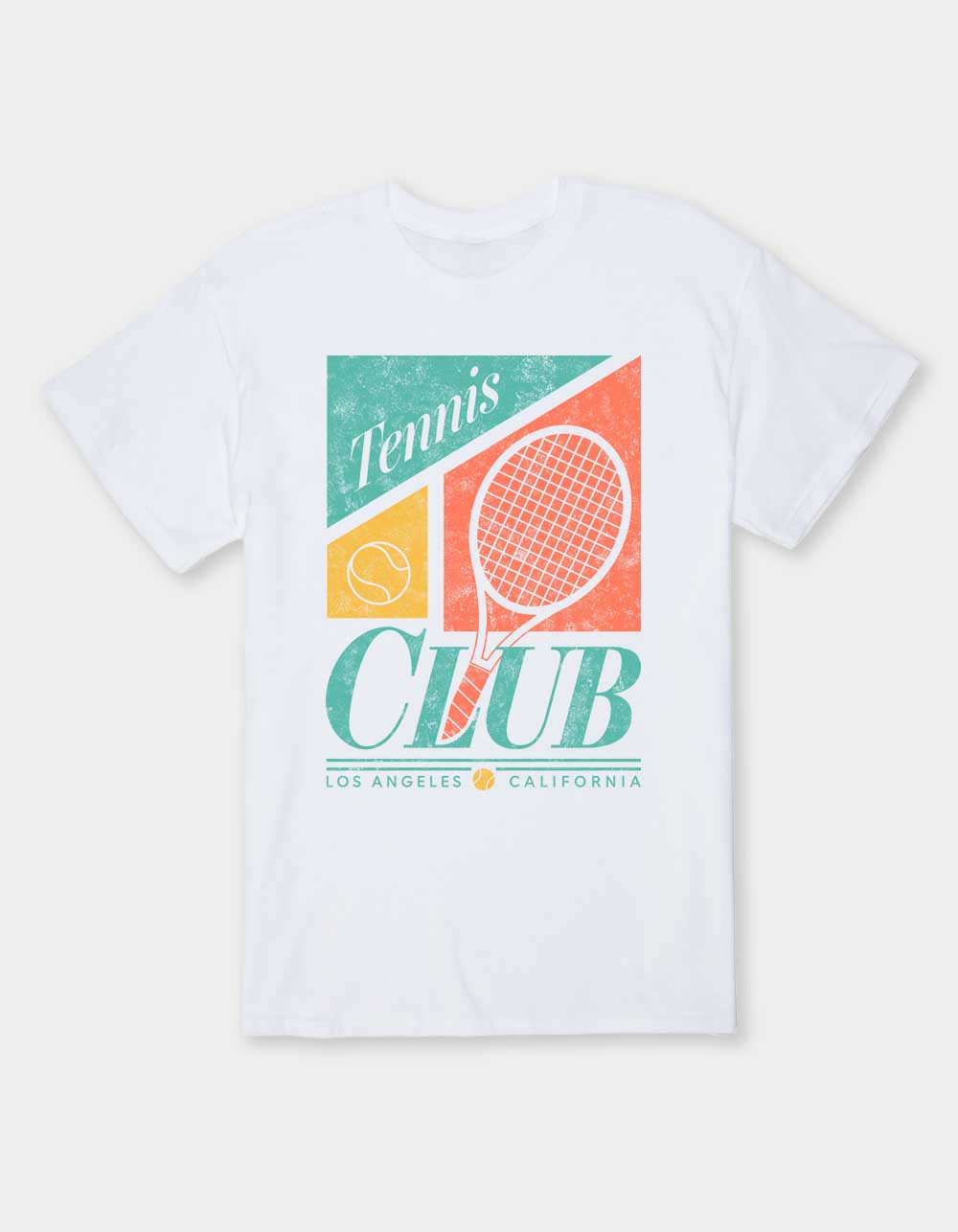 Tennis LA Club Unisex Tee - WHITE
