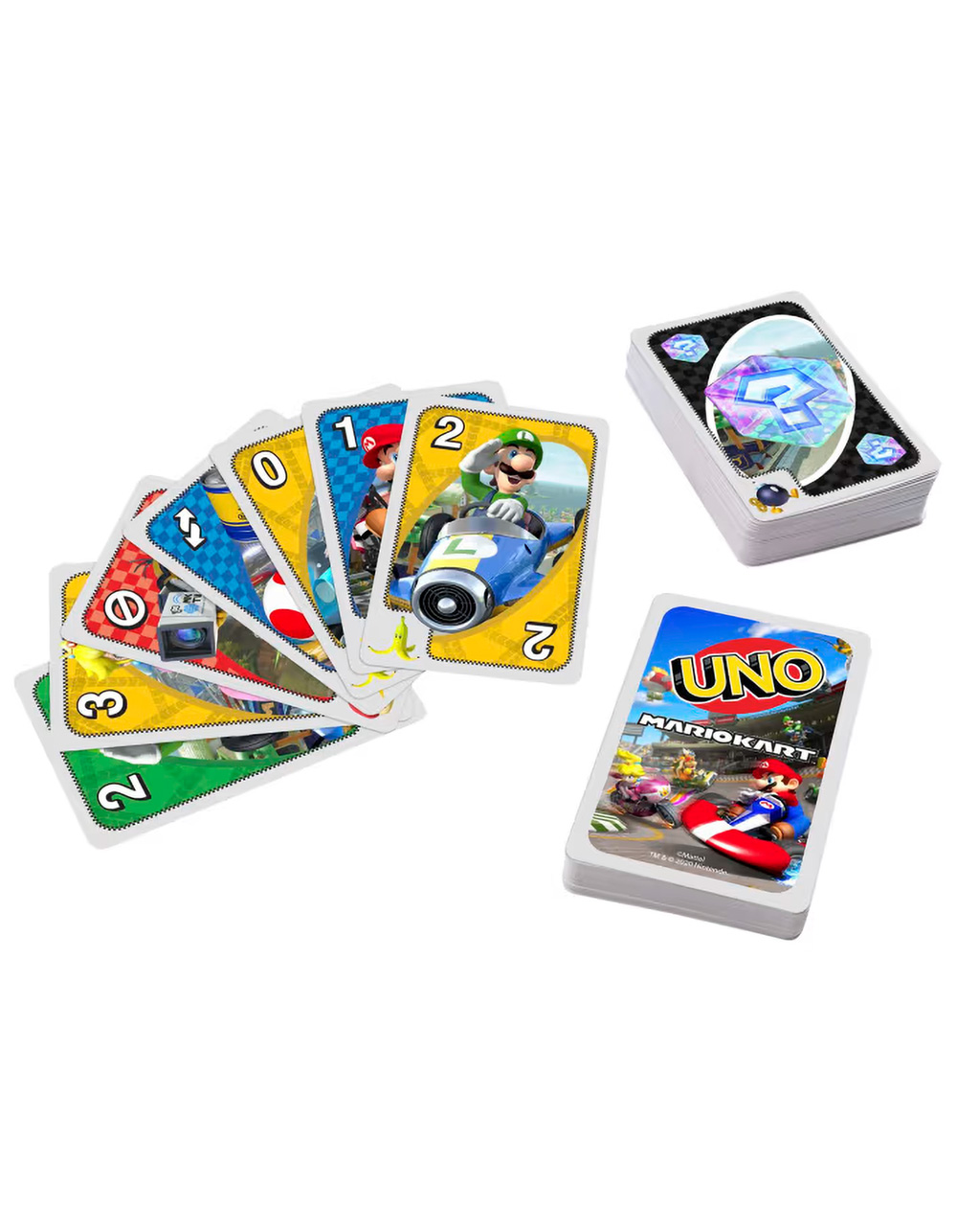 UNO Mario Kart Card Game - MULTI
