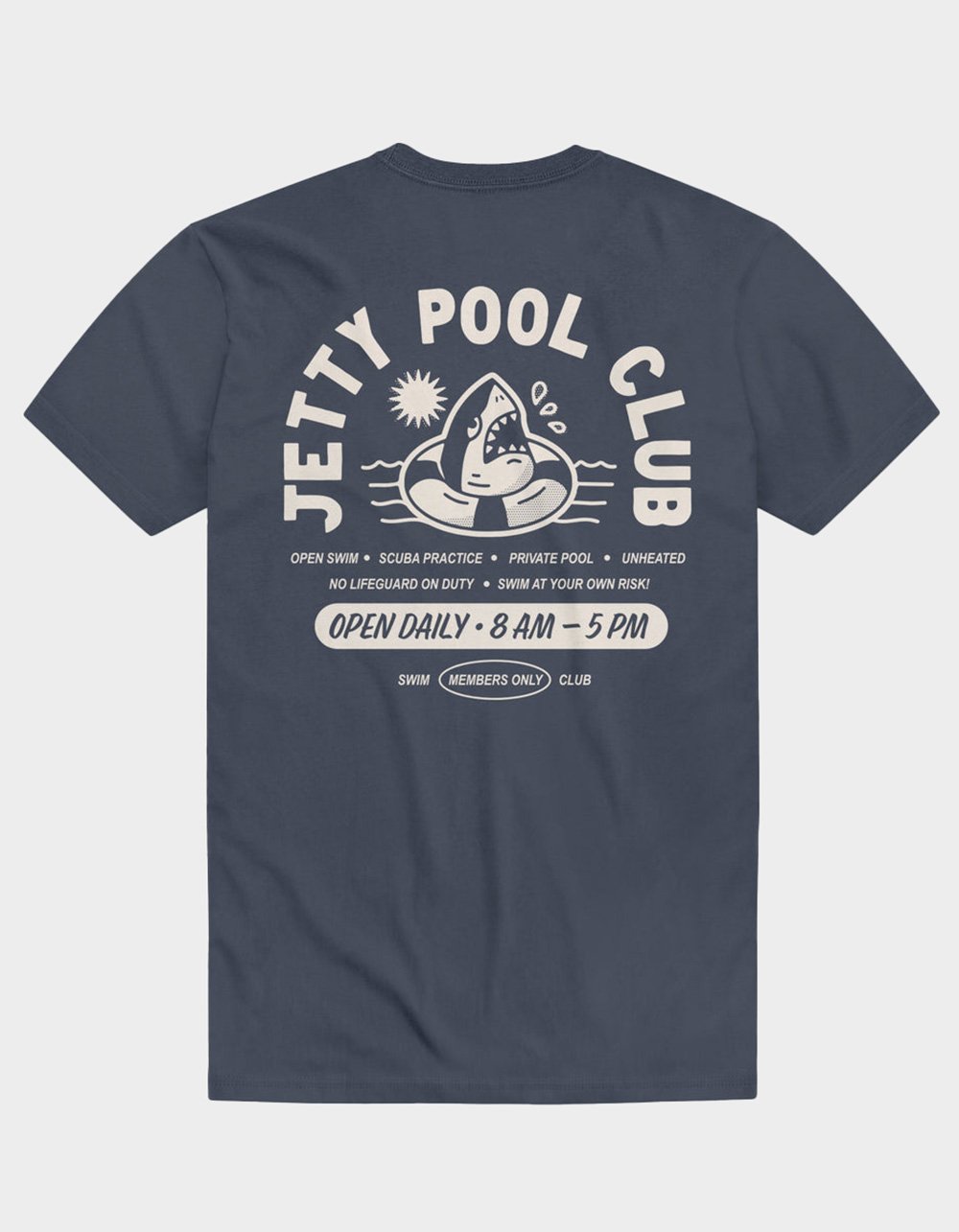 JETTY Pool Club Mens Tee - NAVY