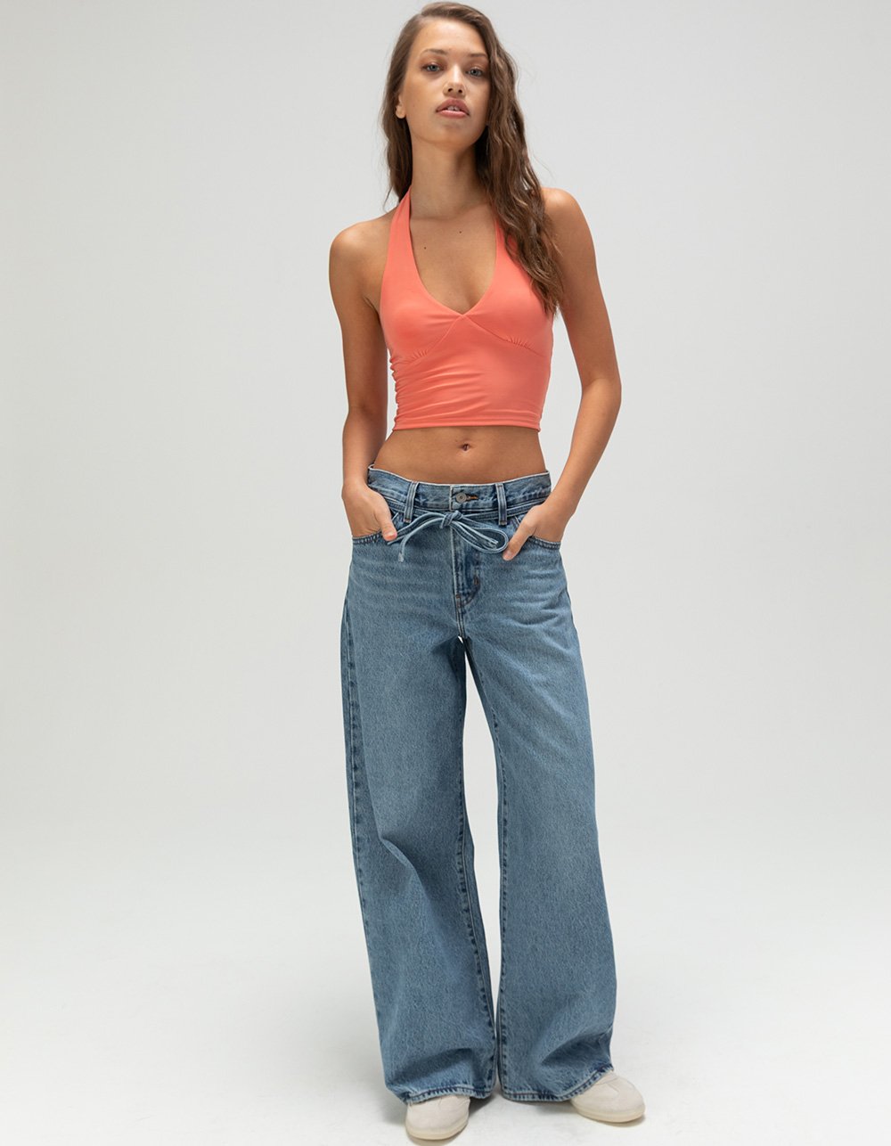 FULL TILT Butter Soft Womens Halter Top