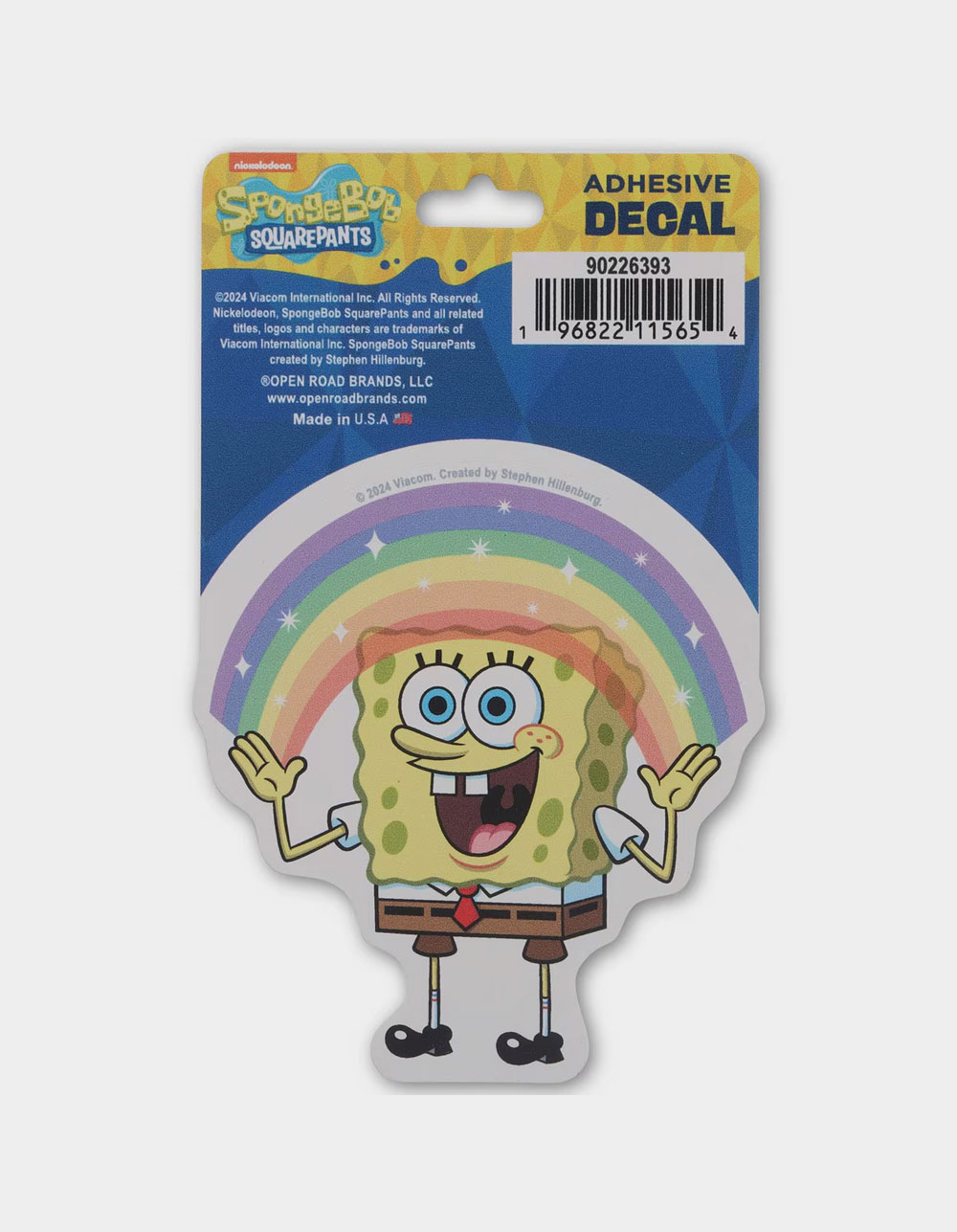 SPONGEBOB SQUAREPANTS Rainbow Sticker - MULTI
