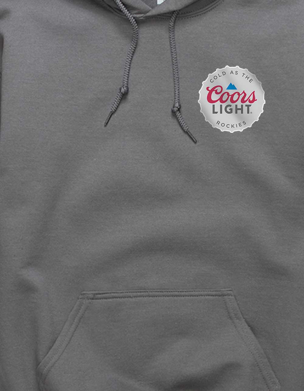 COORS Light Cap Unisex Hoodie - CHARCOAL