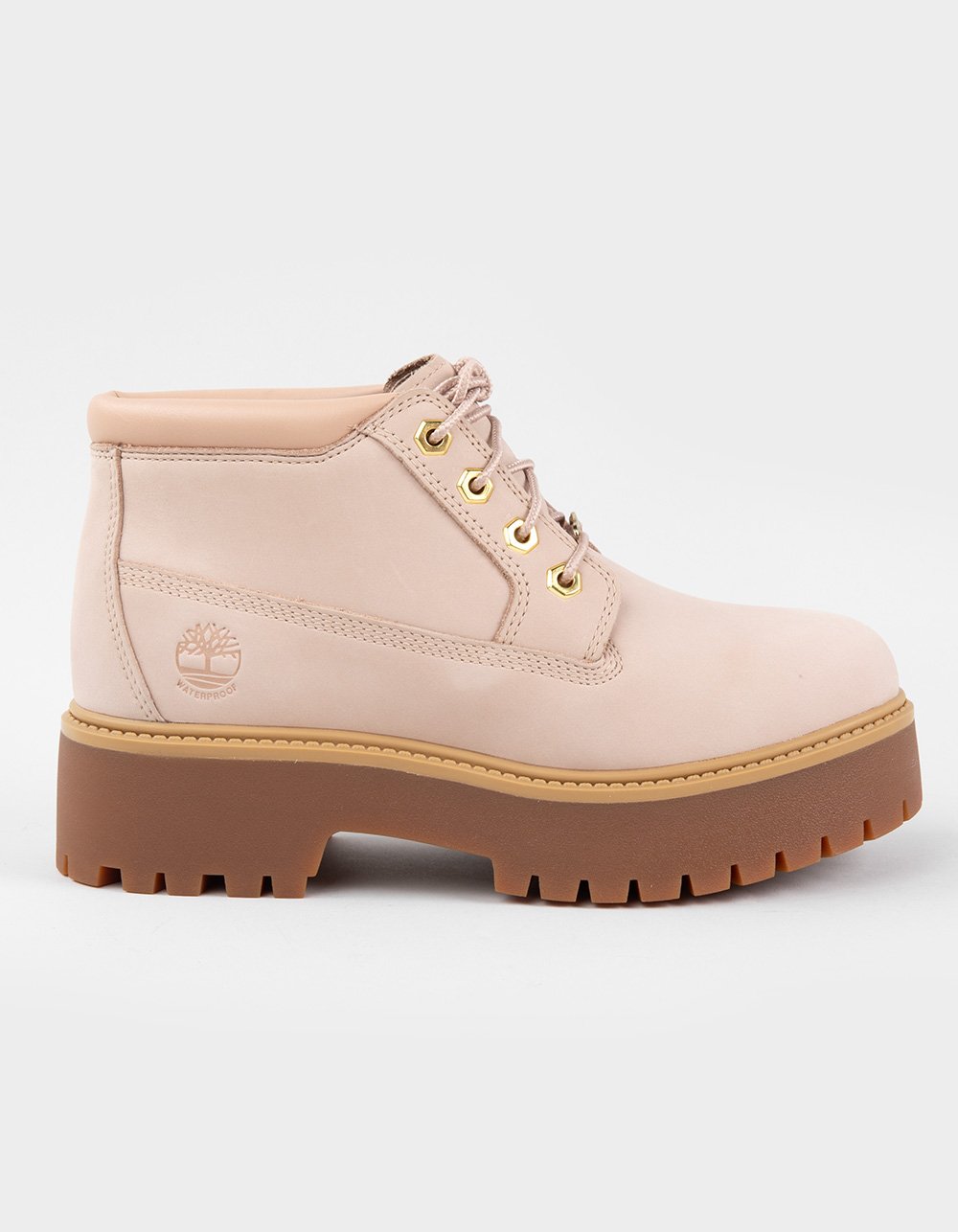 TIMBERLAND Stone Street Platform Chukka Womens Boots - BEIGE