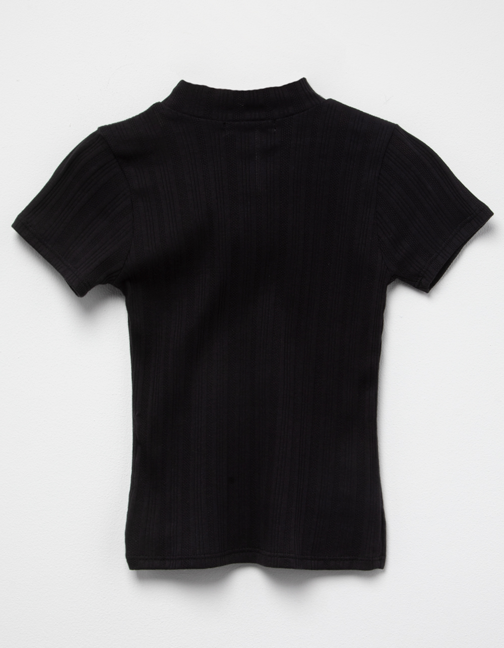 FULL TILT Girls Mock Neck Top BLACK Tillys