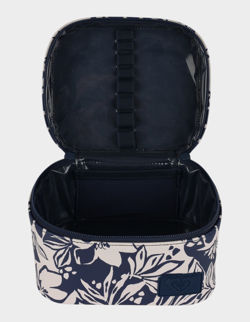 ROXY Traveling Pretty Cosmetic Case - NAVY/WHITE