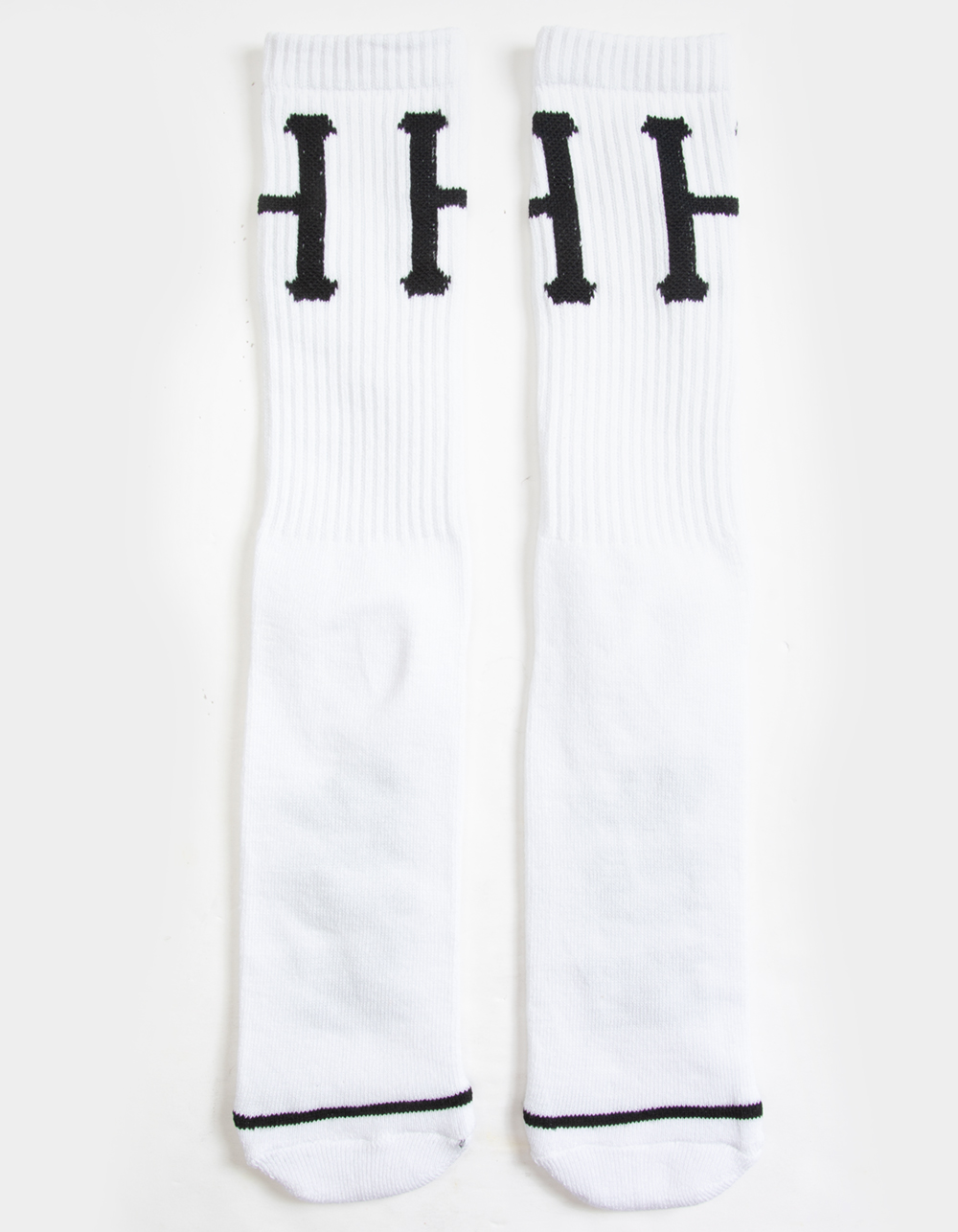 HUF Essential Classic H Mens Crew Socks WHITE Tillys
