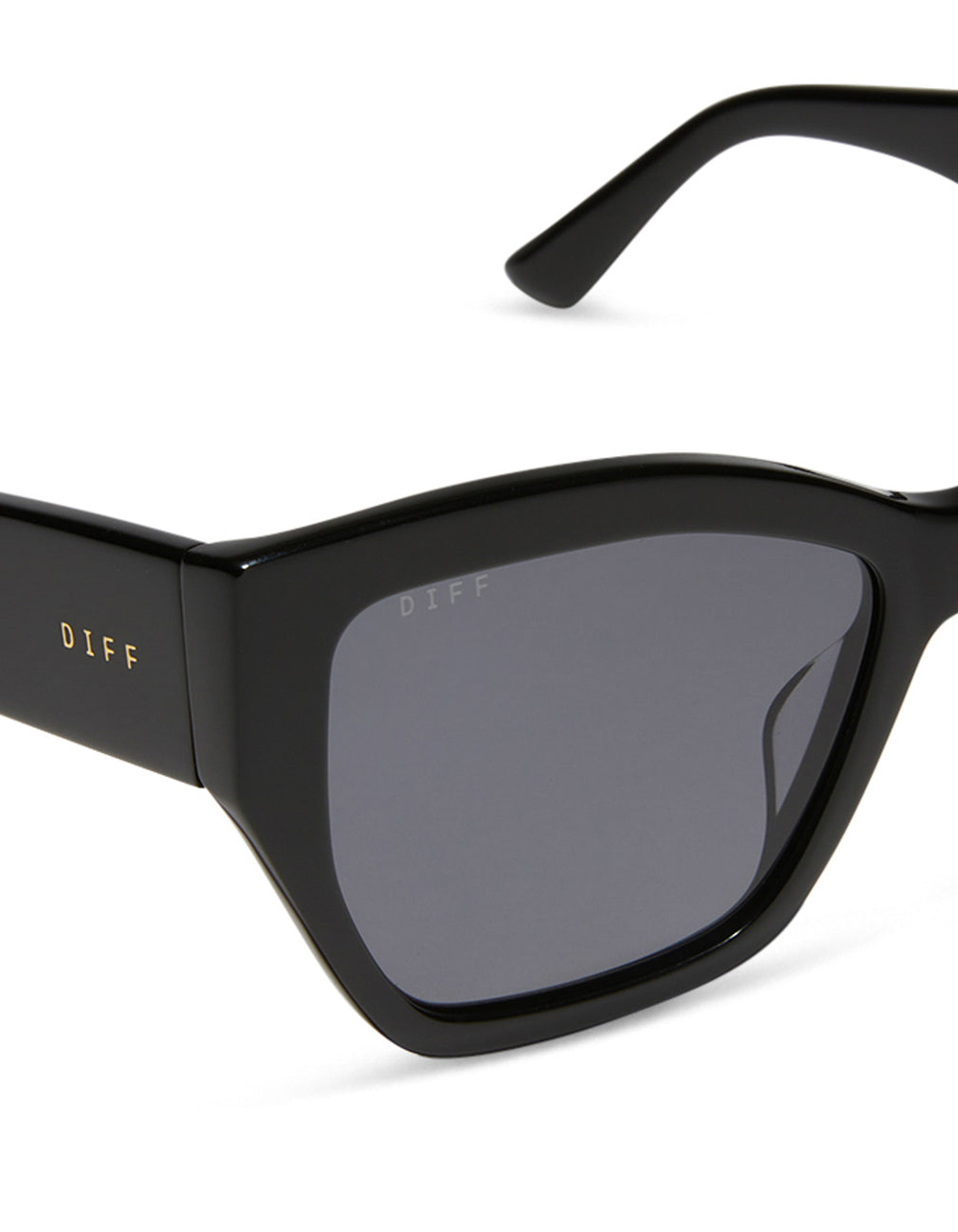 DIFF EYEWEAR Vivienne Polarized Sunglasses - BLACK