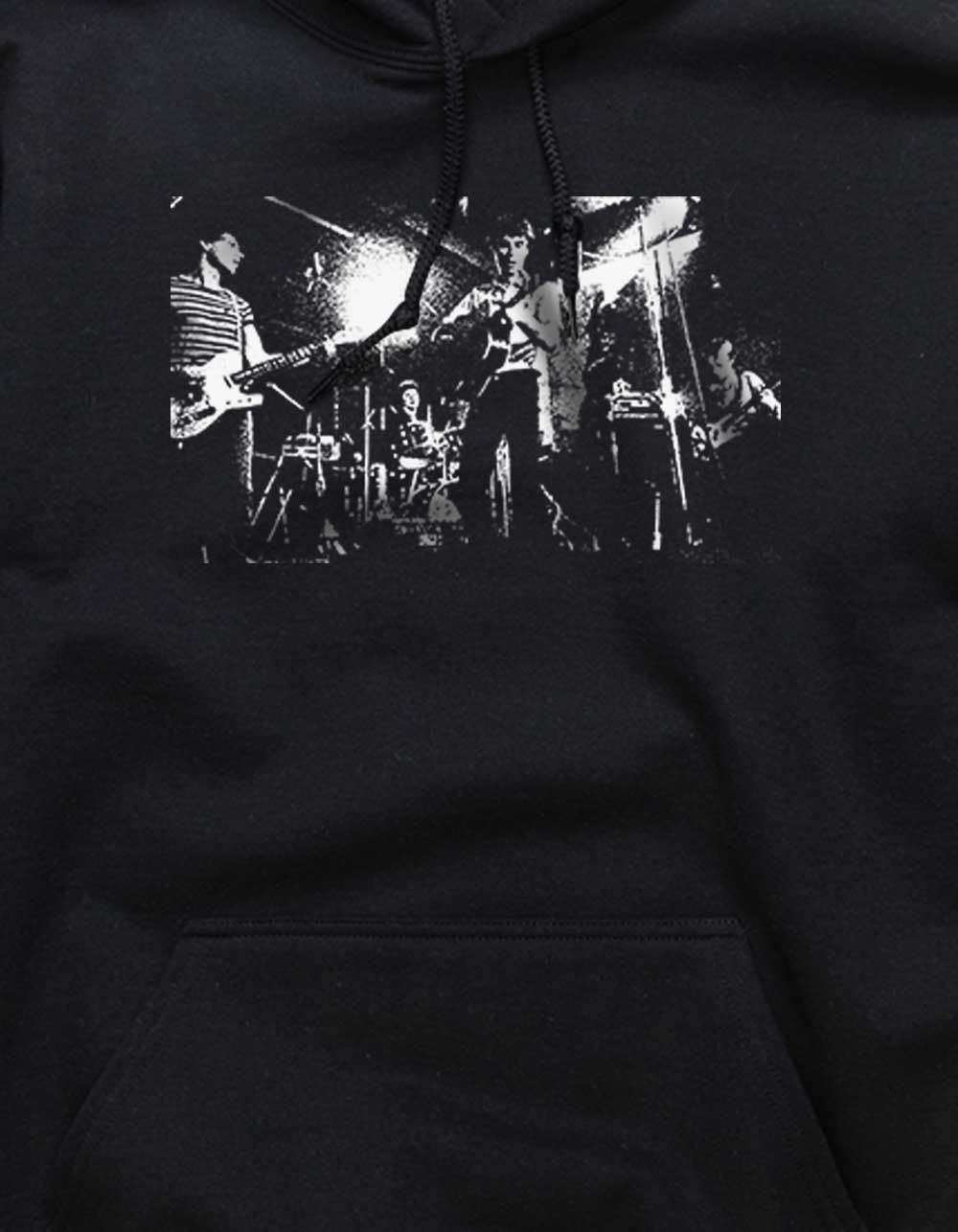 TALKING HEADS Live Shot Unisex Hoodie - BLACK