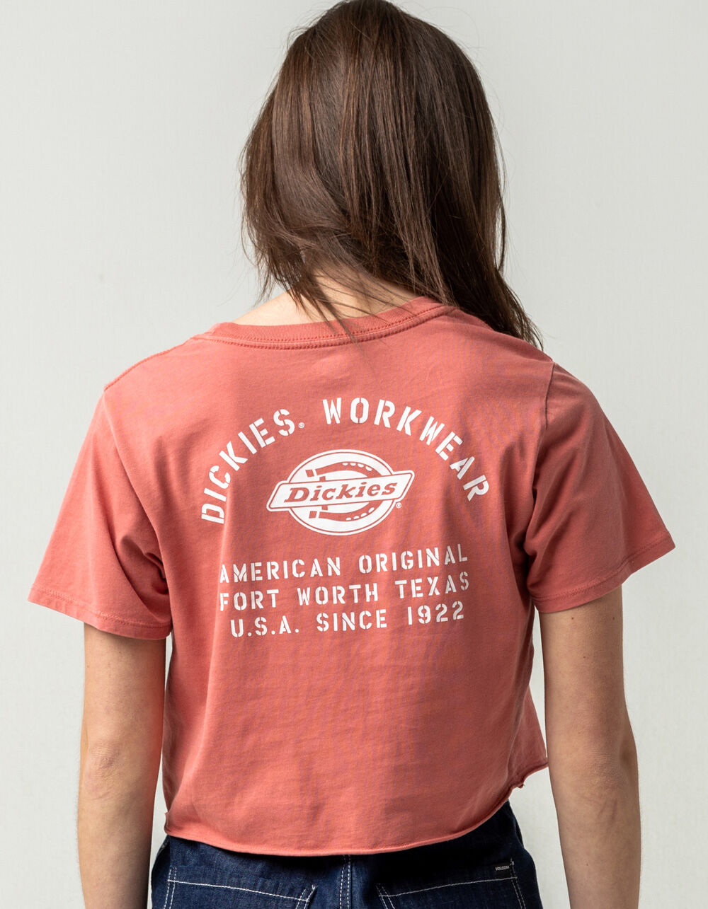 DICKIES Heritage Womens Pocket Tee - BURNT RED | Tillys