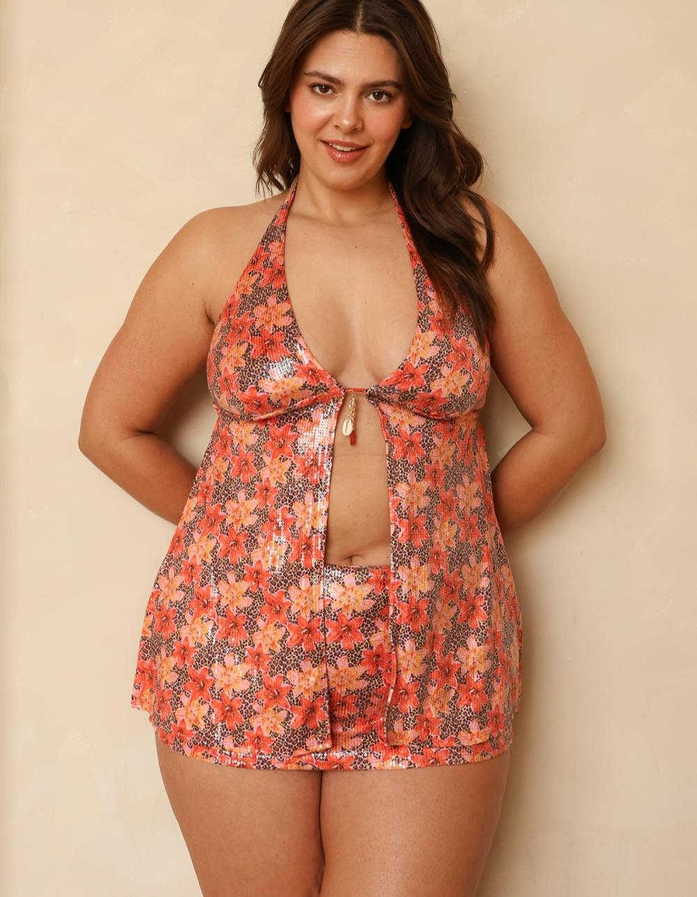 DIPPIN' DAISY'S Headliner Mini Skirt - ORANGE