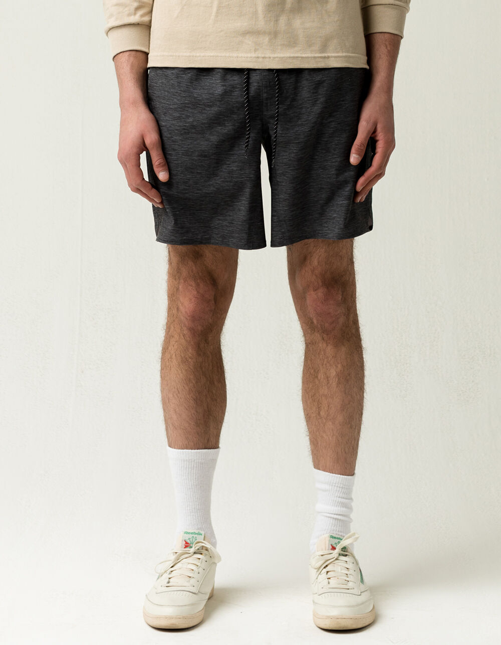 RSQ Active Mens Charcoal & Blue Shorts CHARCOAL/BLUE Tillys