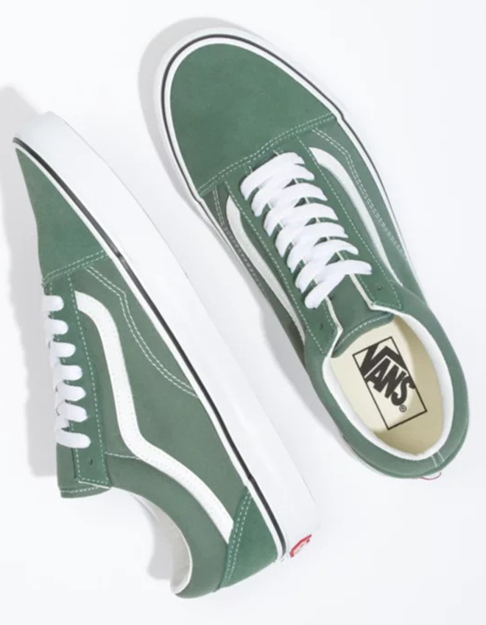 VANS Old Skool Shoes - GREEN/WHITE | Tillys
