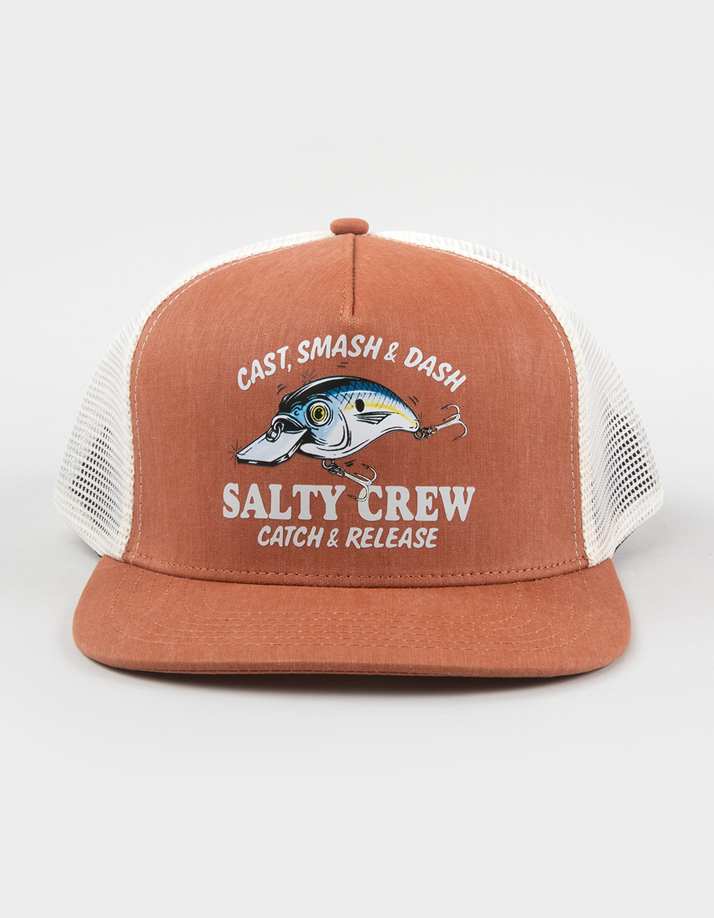 SALTY CREW Good Times Trucker Hat - BURNT ORANGE