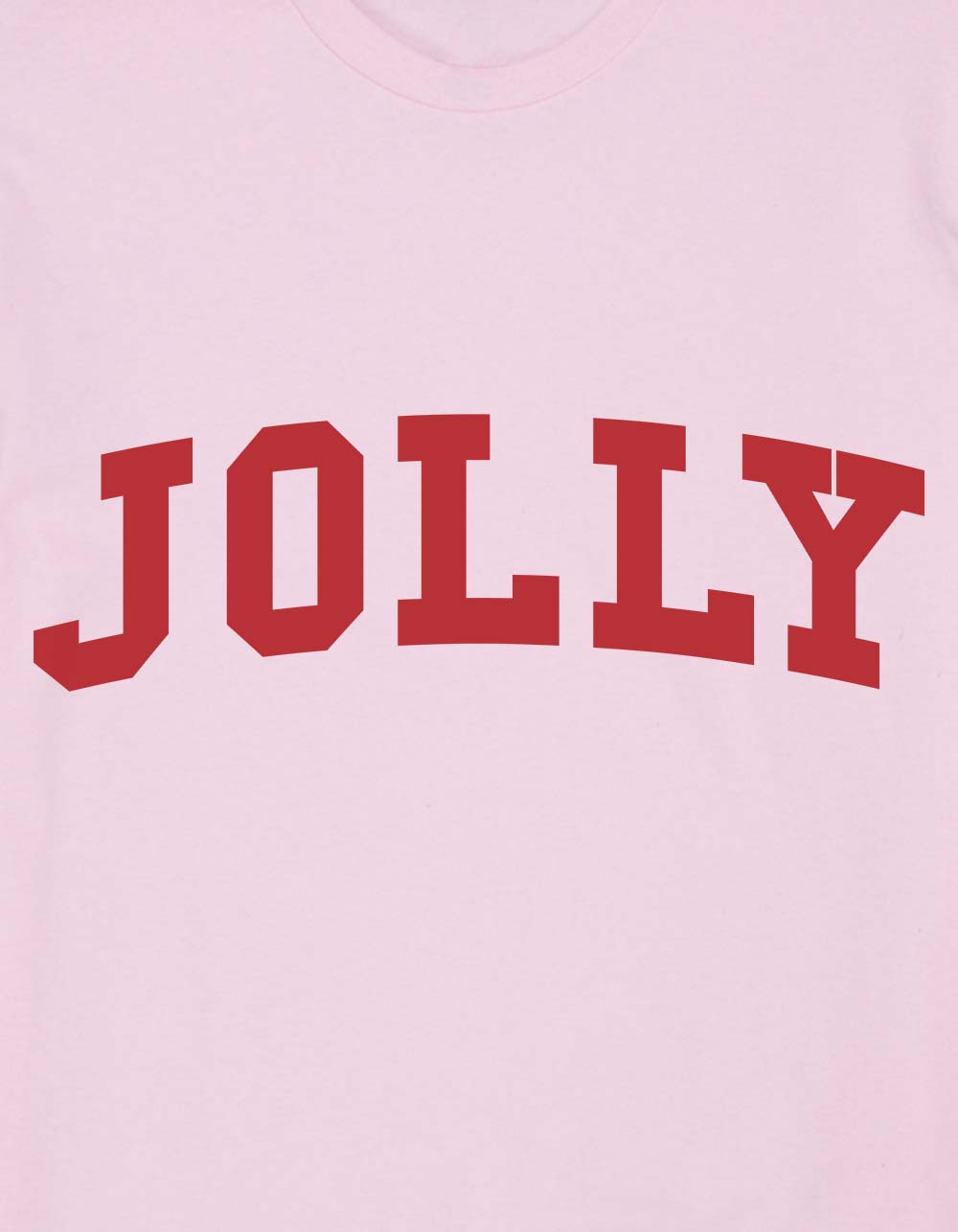 COLLEGIATE Jolly Unisex Tee - LIGHT PINK