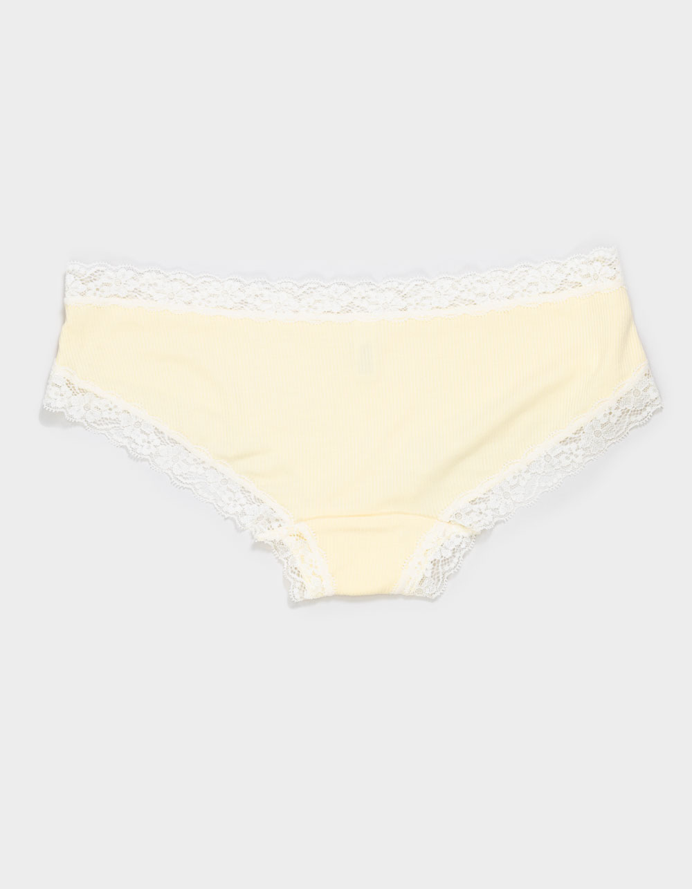 FULL TILT Rib Lace Trim Cheeky Panties