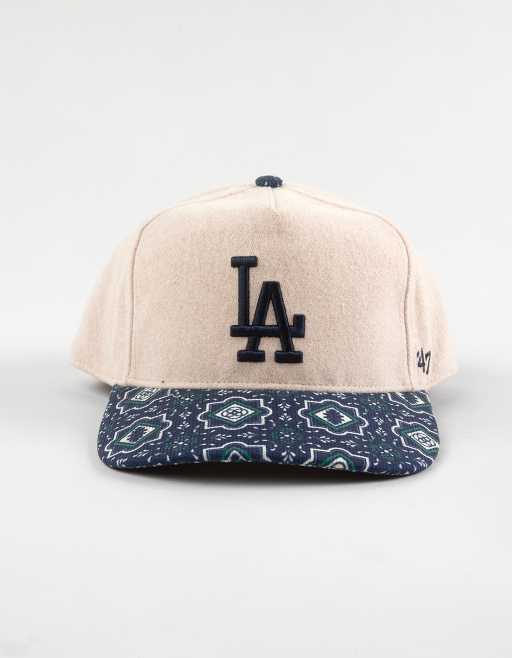 47 BRAND Los Angeles Dodgers Organic Pattern '47 Hitch Snapback Hat - MULTI