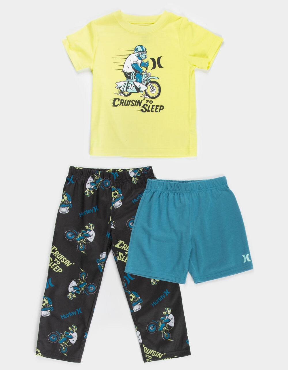 HURLEY Cruisin' 2 Sleep Little Boys Set (47) BLACK COMBO Tillys