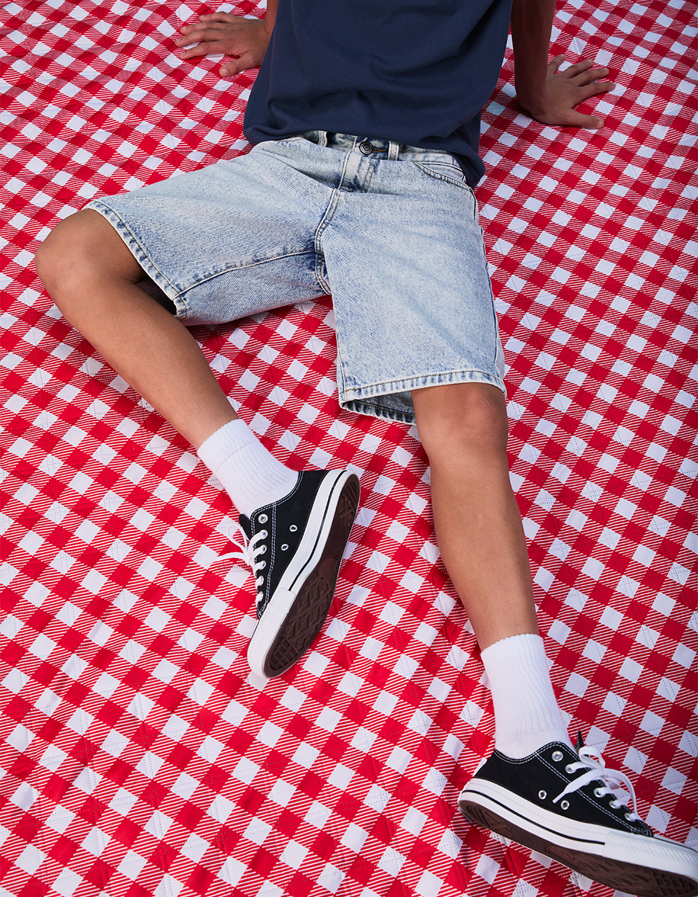 RSQ Boys Baggy Jorts - LIGHT WASH