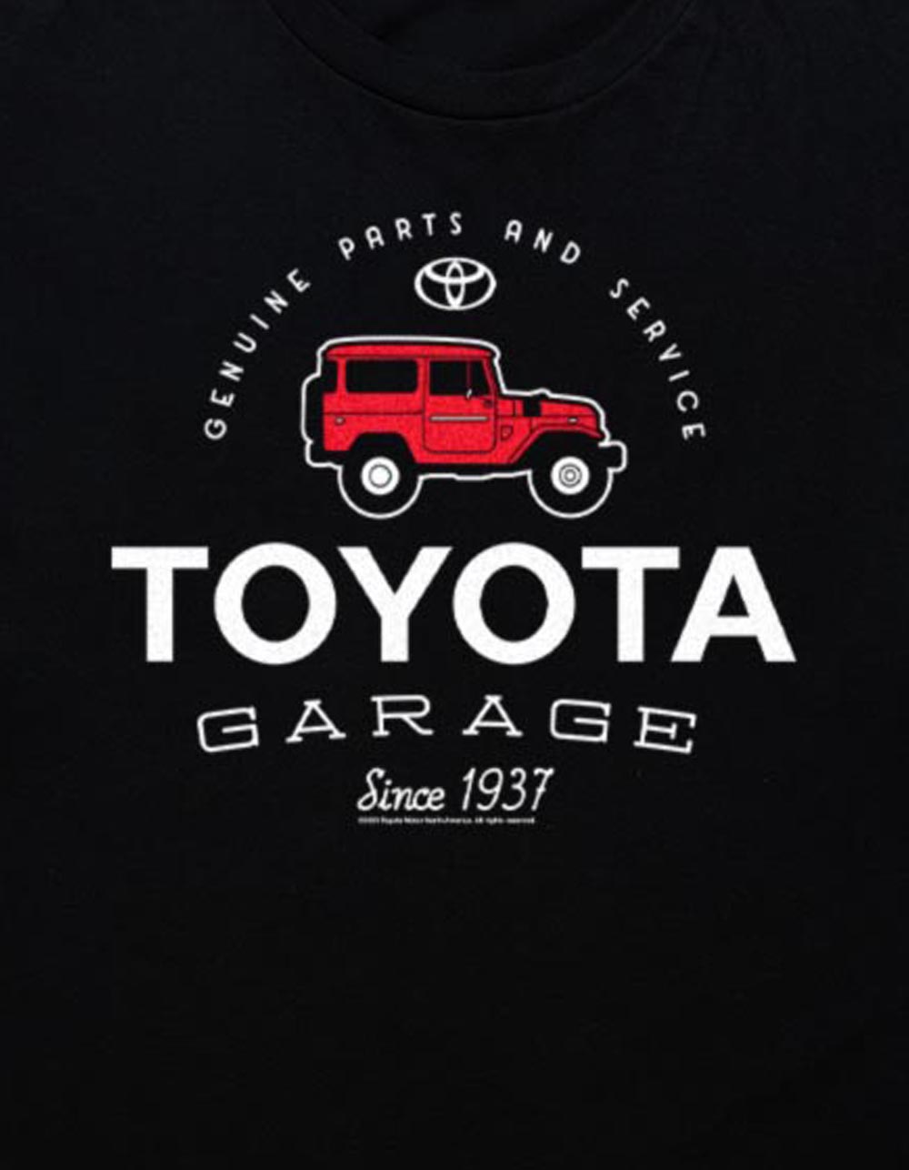TOYOTA Genuine Parts And Service Unisex Tee - BLACK
