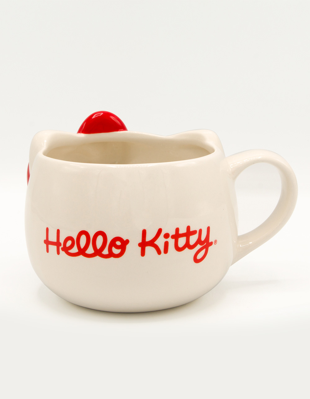 SANRIO Hello Kitty 3D Sculpted Ceramic Mug - RED