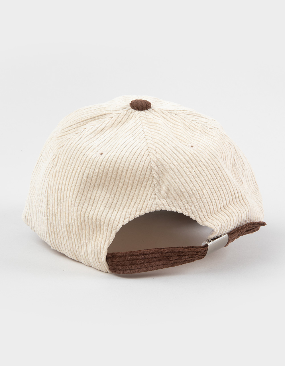 Los Angeles Womens Corduroy Strapback Hat - BROWN