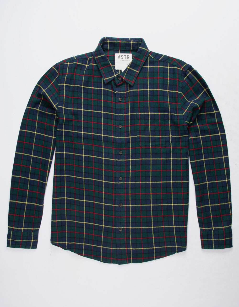 VSTR Carlton Mens Flannel Shirt - NAVY | Tillys