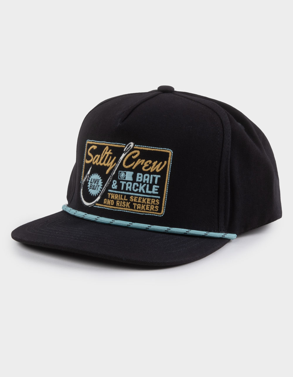 SALTY CREW Hooked Up Boys Snapback Hat - BLACK COMBO