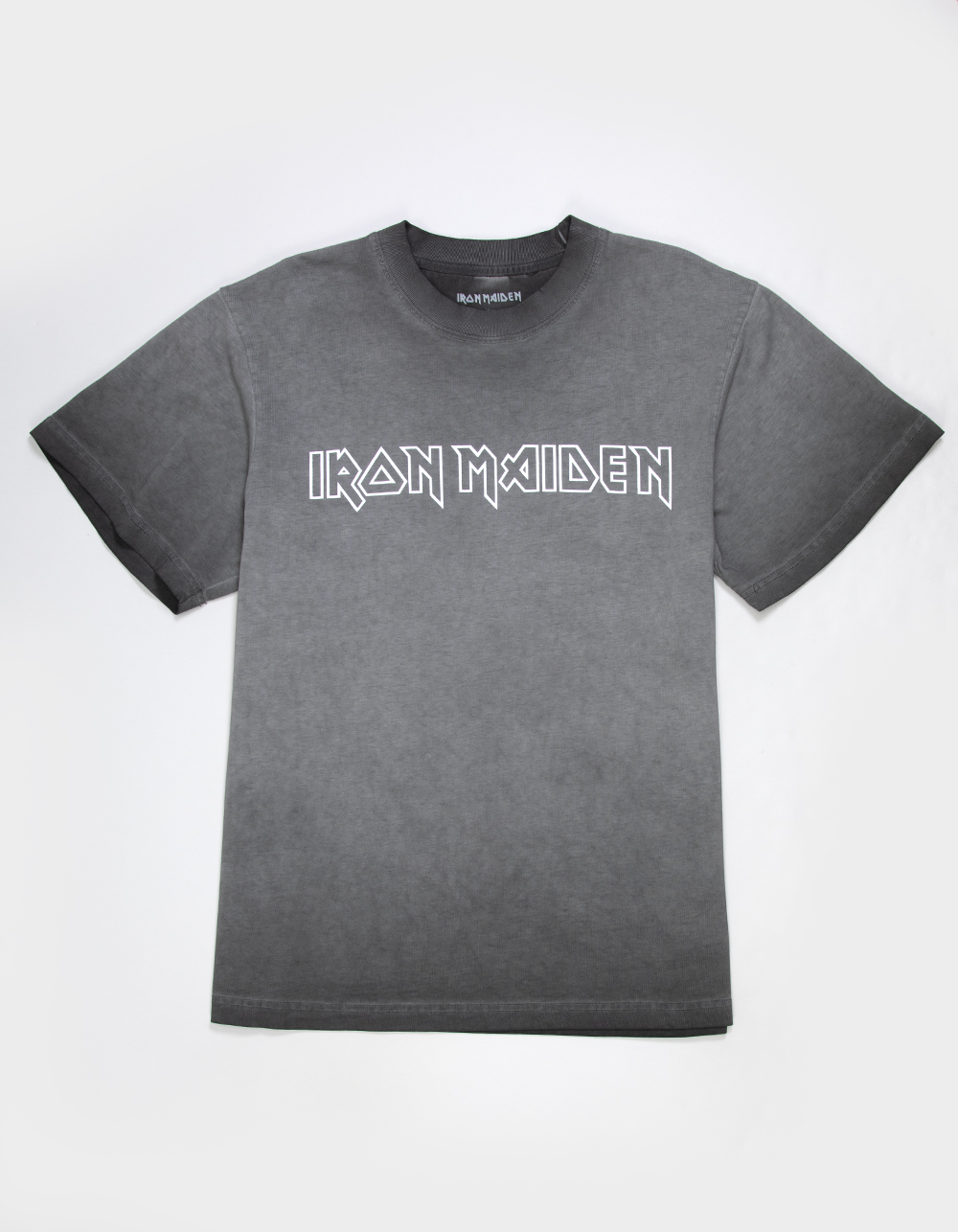 IRON MAIDEN Moto Mens Boxy Tee - GRAY